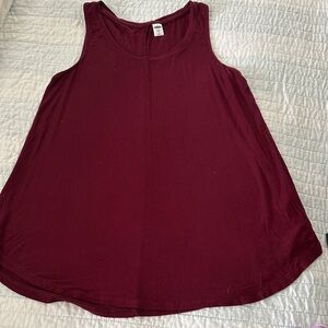Old Navy Rich Burgundy Tank Top